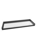 thumbnail image 1 of Volkano V5765 Fire Glass Shelf - Matte Black, 1 of 1