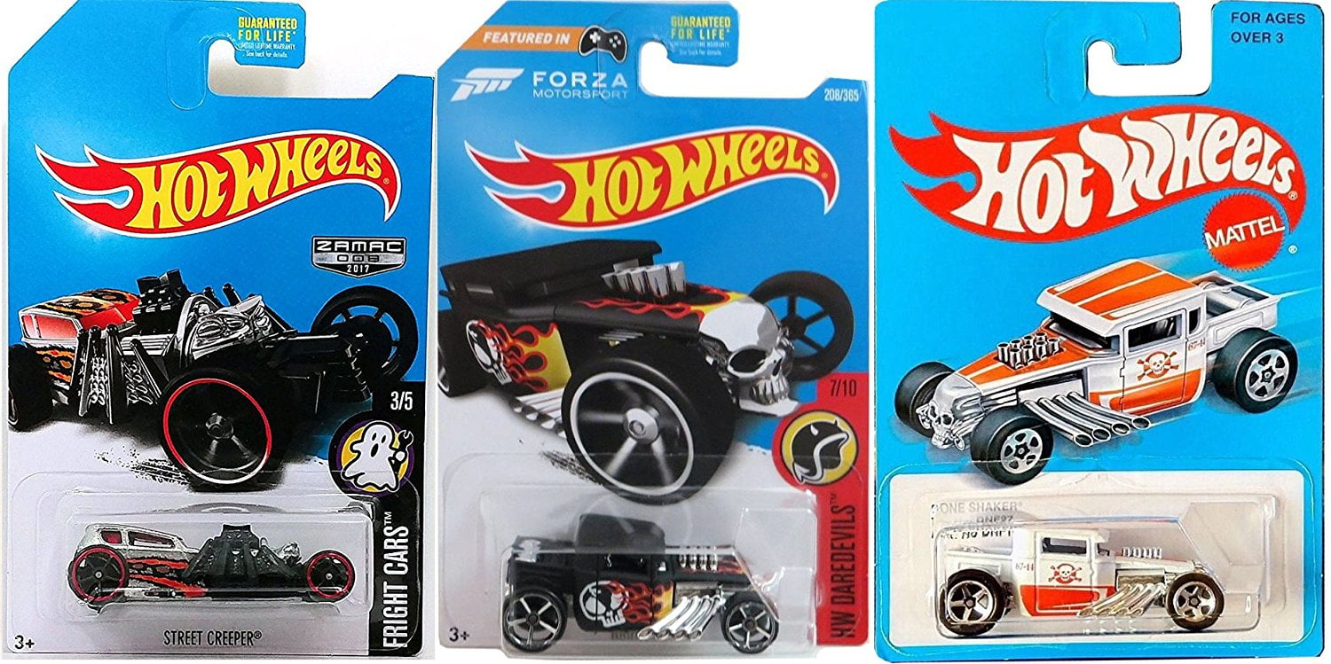 2017 Hot Wheels FRIGHT CARS 3//5 Street Creeper Zamac Version
