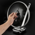 thumbnail image 4 of TIELUTT Stainless Steel Spoon Rest Multifunctional Design Utensil Tray Kitchen Spoon Holder Self Dry Rack Small Roll up Rack Dish Drainer Modern Dish Drying Rack Cutting Board Dish Rag Holder, 4 of 6