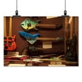 thumbnail image 2 of Print: Display Of Guitars And Clothing Related To Alabama, A Grammy, 2 of 4