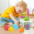 thumbnail image 6 of Elainilye Montessori Toys for 1-3 Year Old, Baby Sensory Shape Sorter Blocks Toy, Activity Cube Bins, Educational Learning Fine Motor Skills Toys for Toddlers, Christmas Toys, 6 of 6