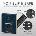 thumbnail image 4 of Homerella Anti Slip Shower Mat | Anti Mold Non Slip Bathtub Mat for Inside Shower | Square Floor Shower Mat 21 x 21 inch with Suction Cups for Grip & Hooks Hanging and Quick Drying | Machine Washable, 4 of 5