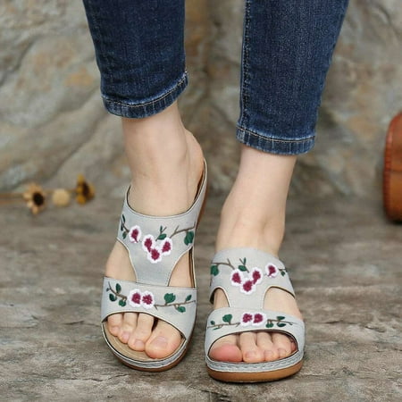 

Women s Ladies Fashion Casual Solid Open Toe Platforms Sandals Beach Shoes Black 6.4519
