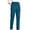Blue, variant on Women's Vintage Corduroy High Waist Pants - Elastic Waist, Straight Wide Leg, Pockets, Fall/Winter Work Trousers