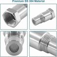 thumbnail image 3 of 2Pcs Oxygen Extender Sensor Extension Spacer For Cars Engine Exhaust Systems M18 x1.5, 45mm Lambda Probe Edition 0618, 3 of 5