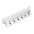 thumbnail image 2 of Home Wall Decorative Antique Brass Hardware 6 Hook Coat Rack 100Cm - White, 2 of 7