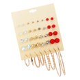 thumbnail image 3 of Aretes colgantes Hugo multicolor 32 piezas, 3 of 7