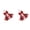 L, variant on Creative Personalizeds Glitters Cheer Ribbon Bows Keychains Colored Cheer Keychains Pendant Backpacks Decoration Accessories