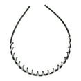thumbnail image 4 of 1 Pc Classic Flower Edge Anti-Slip Toothed Hairband for Women for Girls Black, 4 of 4