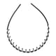 thumbnail image 4 of 1 Pc Diadema Clásica con Borde de Flor Antideslizante para Mujeres y Niñas Negra, 4 of 4