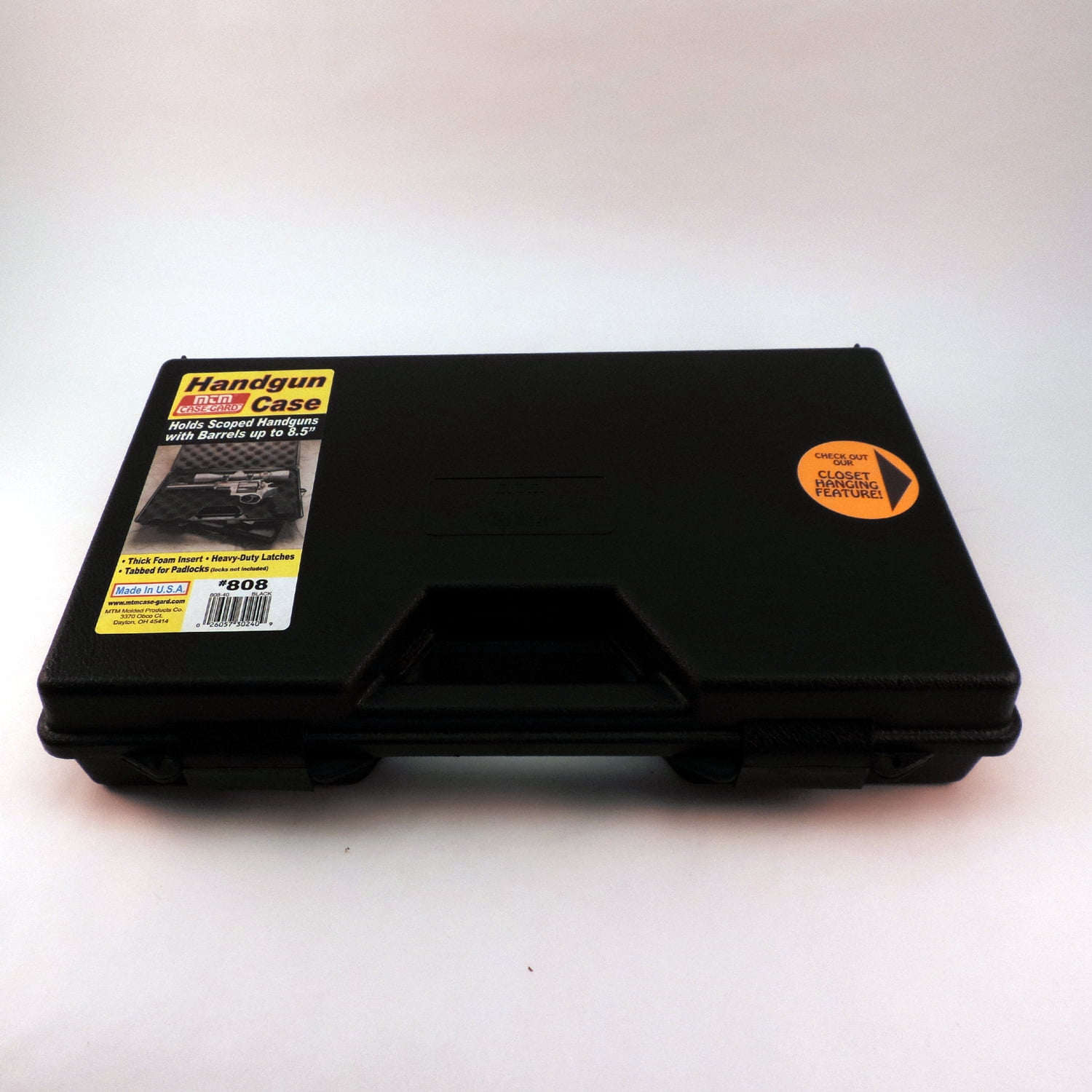 CASE SGL HGUN 8.5 SCOPED REVOLVER BLK