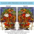 thumbnail image 5 of Toland Home Garden Santa Trek Christmas Flag Double Sided 28x40 Inch, 5 of 5