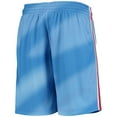 thumbnail image 4 of Youth Mitchell & Ness Blue New Jersey Nets Hardwood Classics Swingman Shorts, 4 of 4
