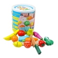 thumbnail image 4 of Juguete educativo para jugar a la comida, juego de rol de Aprendizaje Temprano, juguetes de cocina de imitación, juguetes de corte de frutas y, 4 of 9