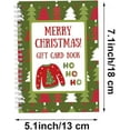 thumbnail image 6 of Merry Christmas! FESTILA Gift Card Book, Christmas Gift Card Book, 5x7 Color Spiral Bound Card Book, DIY Personalized Xmas Gifts for Family, Friends, 6 of 6