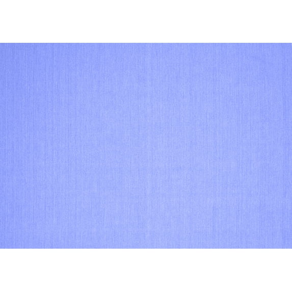 Ahgly Company Machine Washable Indoor Rectangle Solid Blue Modern Area Rugs, 5' x 7'