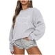 thumbnail image 1 of ICHUANYI Liquidación Moda Mujer Impreso Suelto Manga Larga Blusa Cuello Redondo Casual Tops Sudadera ICHUANYI WER202308173936, 1 of 4