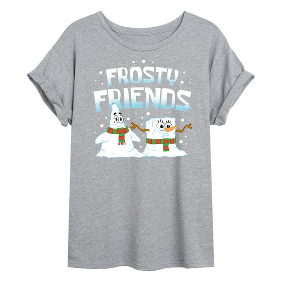 SpongeBob SquarePants - Frosty Friends - Women's Oversized T-Shirt