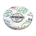 thumbnail image 2 of Xecao's Stamp Set Collection Print Stool Covers offer stylish, washable protection for PU round bar stools, perfect for home or commercial use., 2 of 7