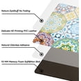 thumbnail image 5 of Boho Kitchen Rugs Anti Fatigue Kitchen Rugs and Mats Non Skid Washable Cushioned Kitchen Mats for Floor Bohemian Colorful Rugs for Sink Laundry Bathroom,Set of 2,17.3 X28+17.3 X 47 Inch, PVC, 5 of 6