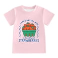 thumbnail image 3 of Tiijoy Graphic Tee for Boys Strawberry Print Short Sleeve T-Shirt Summer Top, Sizes 3-14, 3 of 3