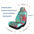 thumbnail image 4 of Naloa Cartoon Map Of Europe Car Seat Covers 2PCs Front Car Seat Covers Universal fit for Most Cars SUVs and Trucks - 1, 4 of 5