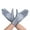Grey, variant on 1 Pair Unsiex Winter Gloves Five Fingers Solid Color Elastic Anti-slip Sun Protection Breathable Soft Stage Performance Auction Ritual Girl Gloves Fall Spring Gloves
