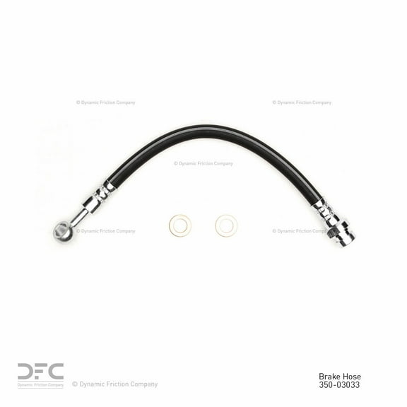 Rear Lower Dynamic Friction Company Brake Line Hose 350-03033 For 1994-1996 Hyundai Elantra