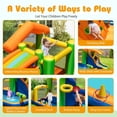 thumbnail image 6 of GVN 8-in-1 Inflatable Water Slide Bouncer, Jumping Castle without Blower for Outdoor, Kids, Yard, Multicolor, 6 of 8