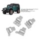 thumbnail image 5 of Soporte de choque de aleación de aluminio para coche teledirigido, orificios múltiples, fácil instalación para coche Traxxas TRX4M 1/18 RC, 5 of 8