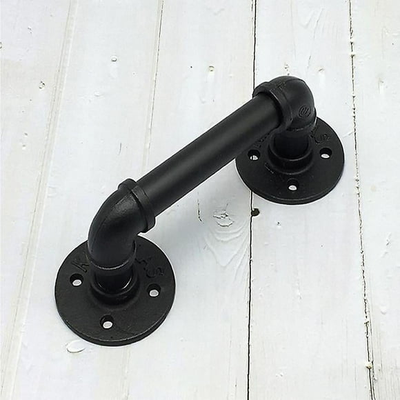 handrail handrail for stairs black,35cm stair handrail, retro industrial wind iron pipe railing stair handrail, for stairs, walls, loft, hallway