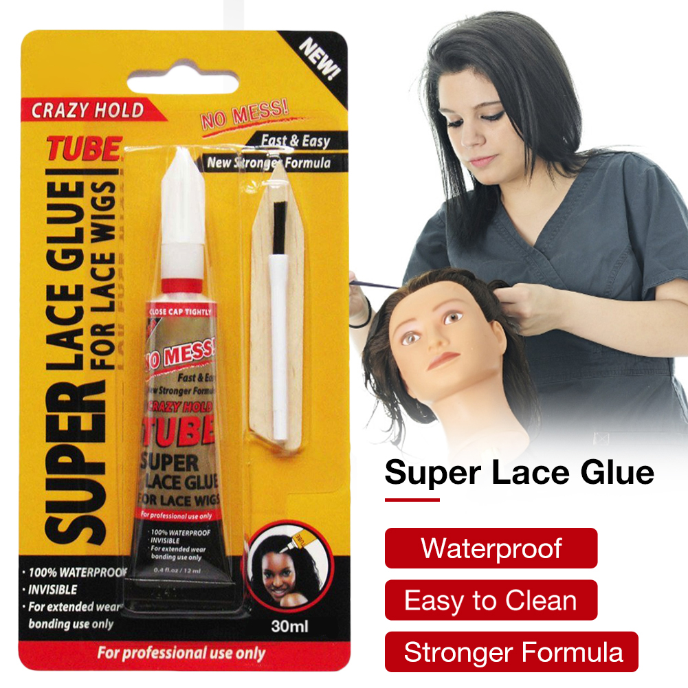 BMB SUPER LACE WIG GLUE 100% WATER PROOF, CRAZY HOLD 0.4 OZ