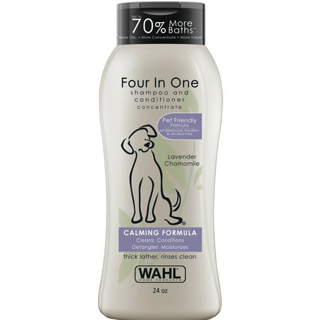 WAHL Four in One Shampoo & Conditioner, Lavender Chamomile - Model (Best Dog For Home And Personal Protection)
