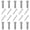 M8 by 30, variant on 10Pcs Multipurpose Single Hole Clevis Pin Stainless Steel Link Hinge Pin Cylindrical Positioning Insert Dowel Pins