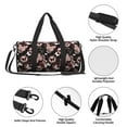 thumbnail image 6 of KLL Butterflies1 Duffle Bag For Men Women Sport Gym Fitness Tote Travel Training Workout Basketball Football Weekender, 6 of 8