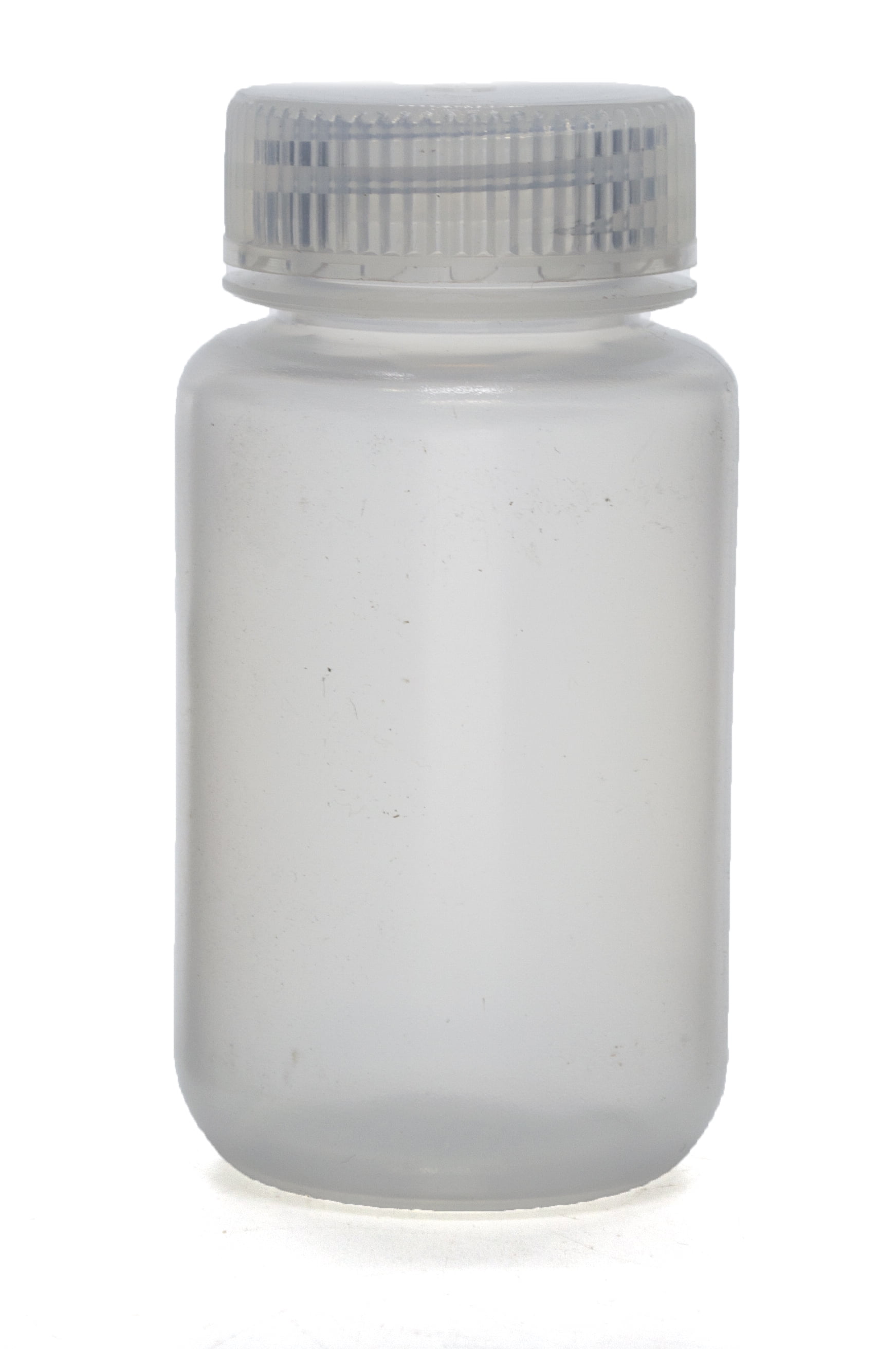 125mL Rigid Plastic Reagent Bottle with Wide Mouth (1.1" ID) and Screw