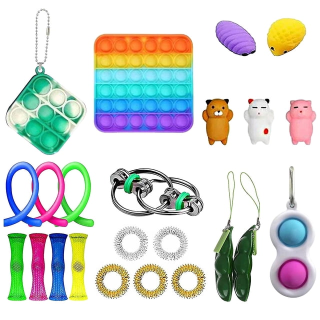 Juguete sensorial Push Bubble Fidget para aliviar el estrés del autismo