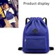 thumbnail image 4 of Mochila con cordón YONGSHENG gimnasio morado, 4 of 4