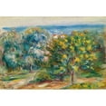 thumbnail image 3 of Pierre-Auguste Renoir 24x18 Black Modern Framed Museum Art Print Titled - Midi Landscape Hint (1910), 3 of 5