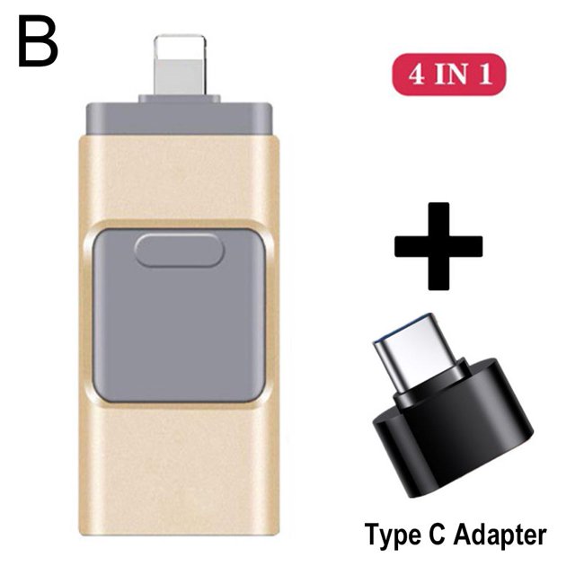 Clé USB 4 en 1 3.0 pour iPhone/Android OTG Type 32128 Go L3D1