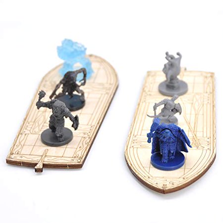 d&d wooden row boat 2pcs laser cut hold eight 1