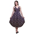 thumbnail image 1 of Bimba Floral Women Printed Sleeveless Midi Strappy Bohemian Beach Dress-Medium, 1 of 1