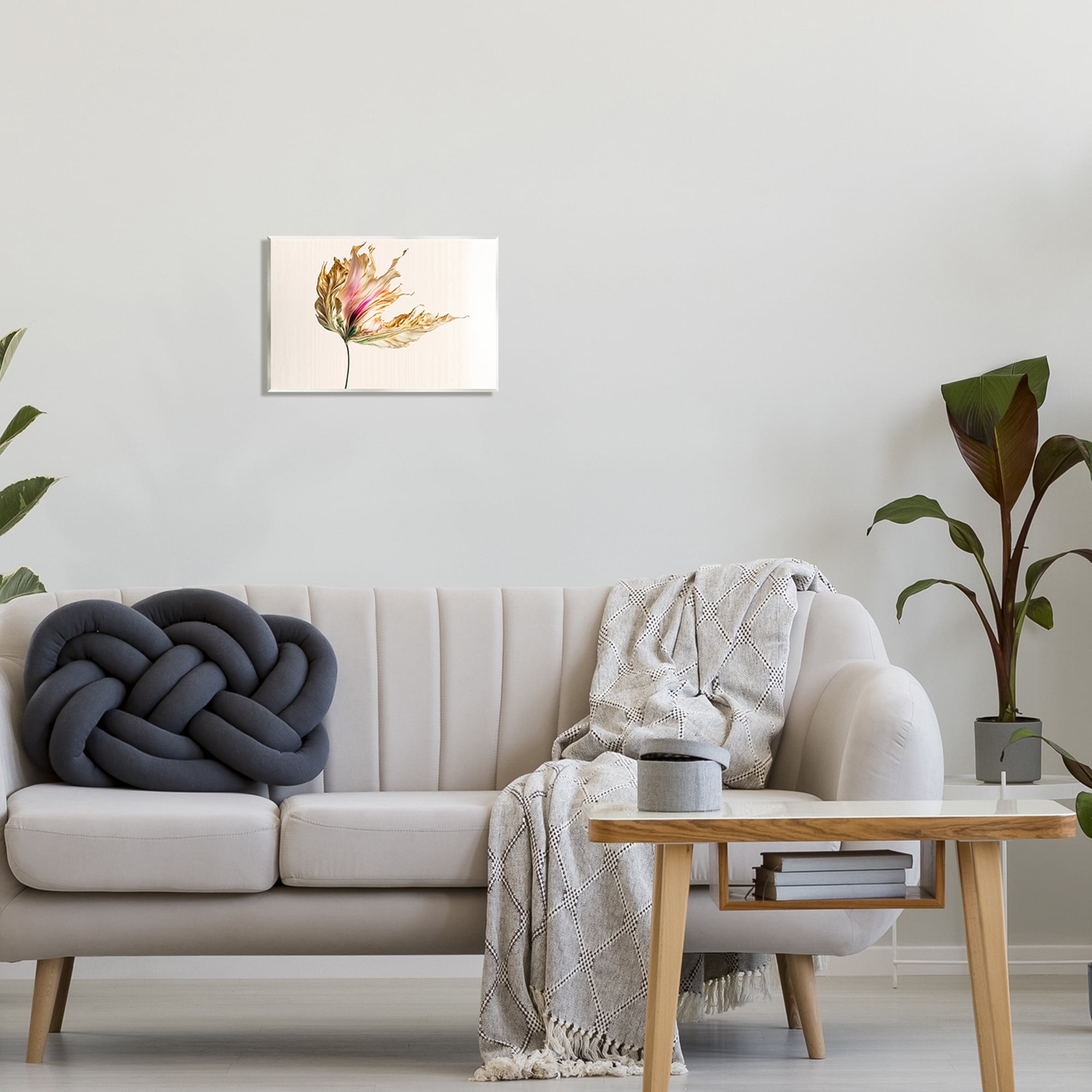 Stupell Industries Abstract Lily Petals Botanical & Floral Painting Unframed Art Print Wall Art, 15 x 10
