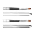 thumbnail image 2 of 2 pinceles labiales ergonómicos con diseño de sellado extendido, pequeños, fáciles de limpiar, de un solo cabezal, de tubo de aluminio., 2 of 14