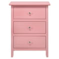 thumbnail image 4 of Glory Furniture Daniel 3 Drawer Nightstand in Pink, 4 of 6