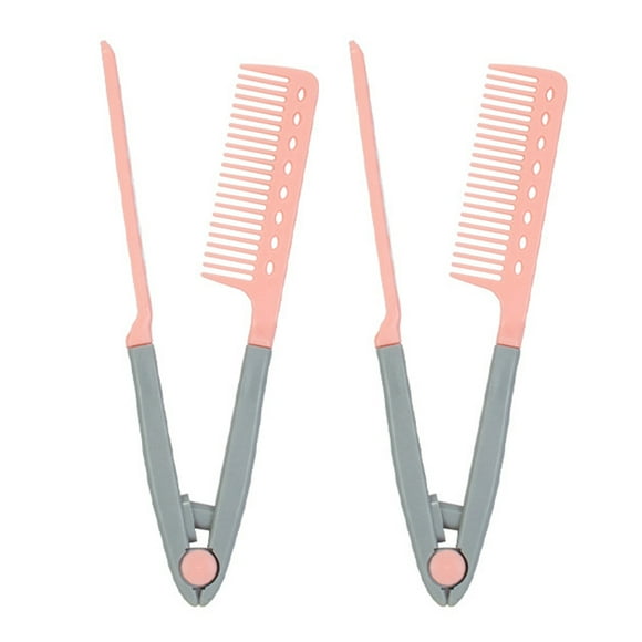 Peine de hierro lat Peine alisador Cepillo de pelo de salón Peines Peluquería Estilismo Cabello