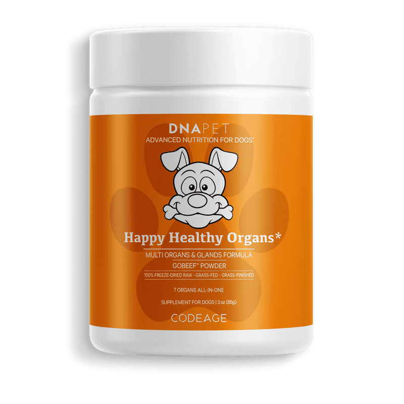 DNA PET Happy Healthy Organs & Glands Supplement for Dogs, Canine Multi