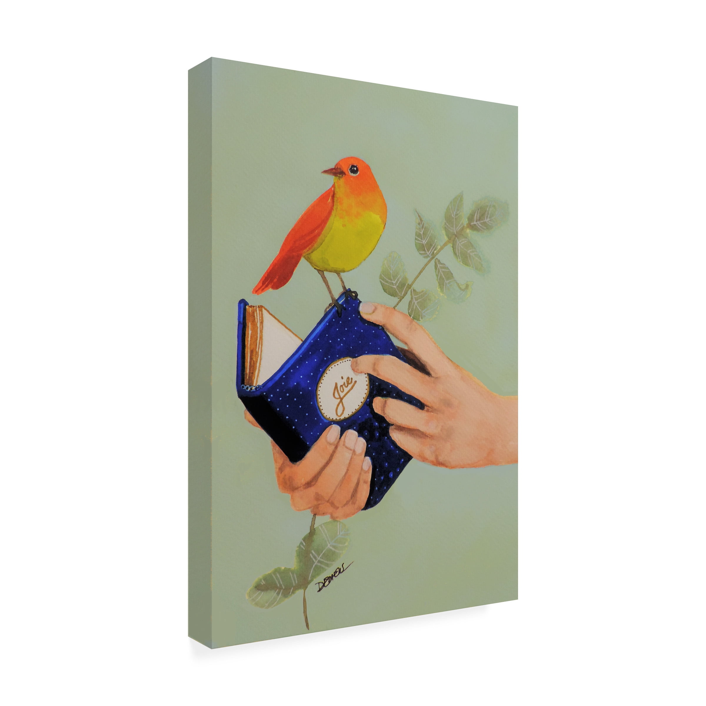 Sylvie Demers 'Livre De Joie' Canvas Art