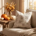 thumbnail image 2 of Halloween Sale Clearance!Fall Decorations for Home, 45x45cm Fall Maple Leaf Embroidered Throw Pillow Covers 3 Colors Linen Textured Squares Cushion Covers For Thanksgiving Sofa Decor, 2 of 7