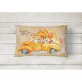 thumbnail image 2 of Carolines Treasures CK2670PW1216 Fall Harvest Italian Greyhound Canvas Fabric Decorative Pillow  12H x16W multicolor, 2 of 3